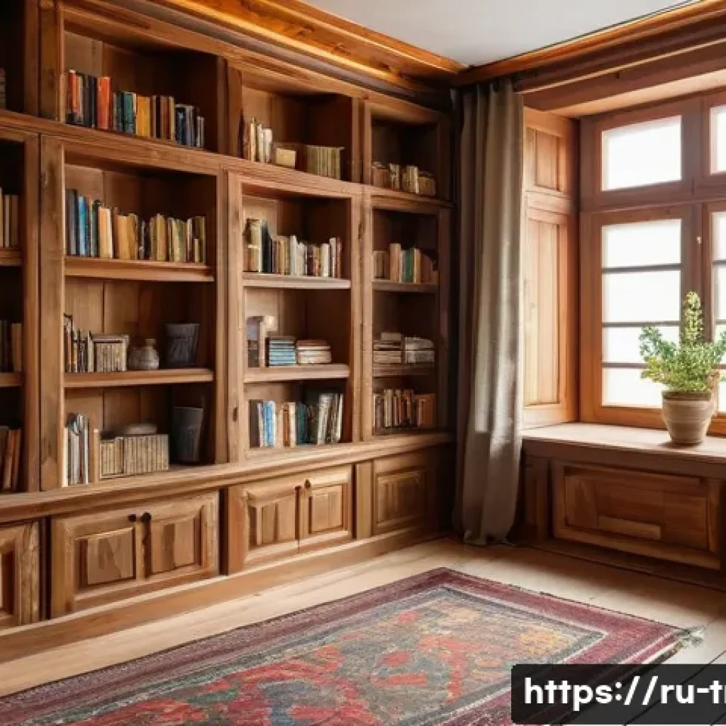 전통주택의 공간 활용 팁 - A cozy traditional Russian wooden house interior showcasing clever use of corner niches transformed ...